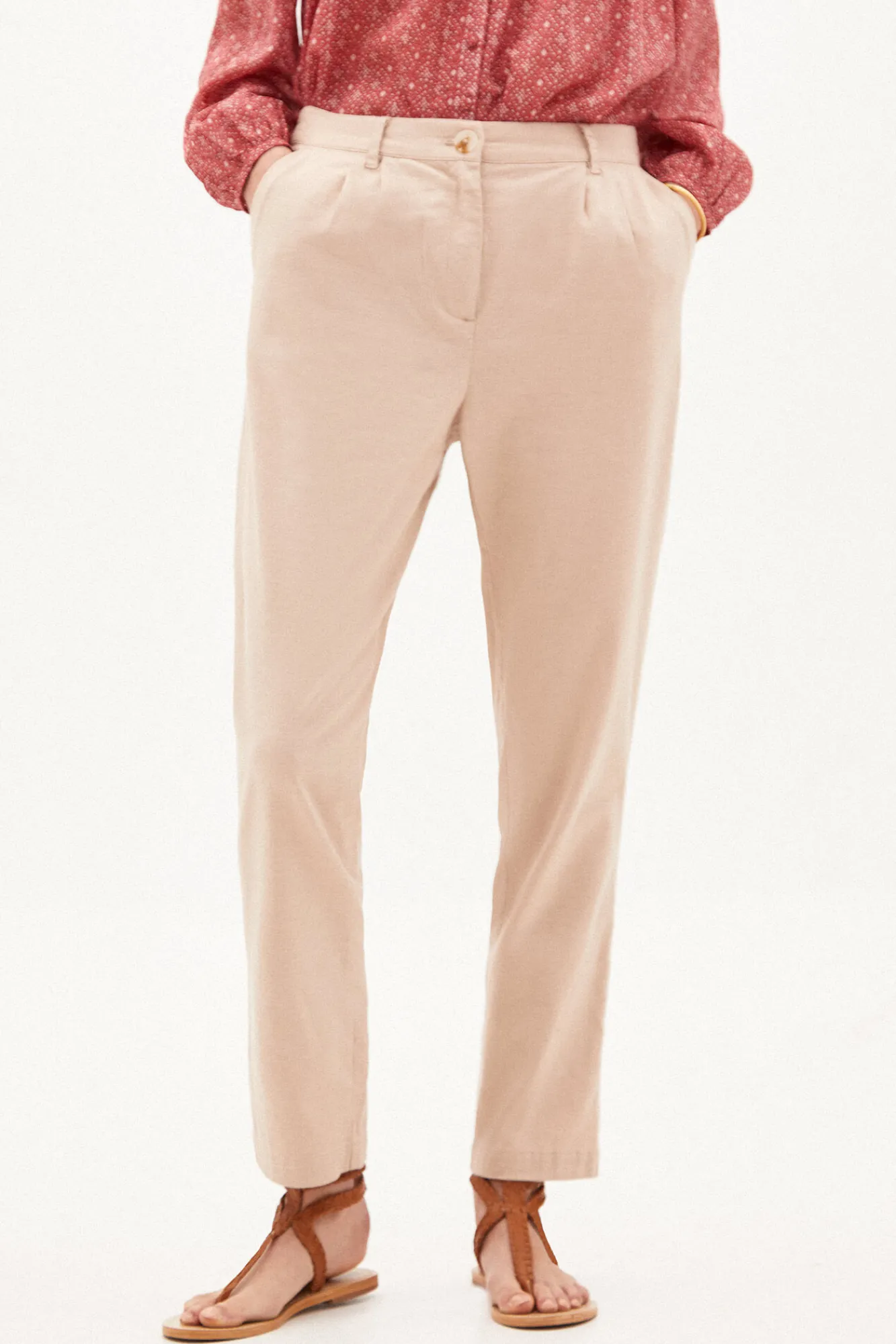 Julieta Pantalon Rustico Con Pinzas^Hoss Intropia Fashion