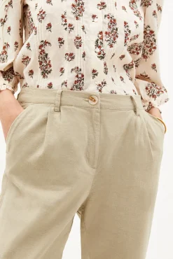 Julieta Pantalon Rustico Con Pinzas^Hoss Intropia Online