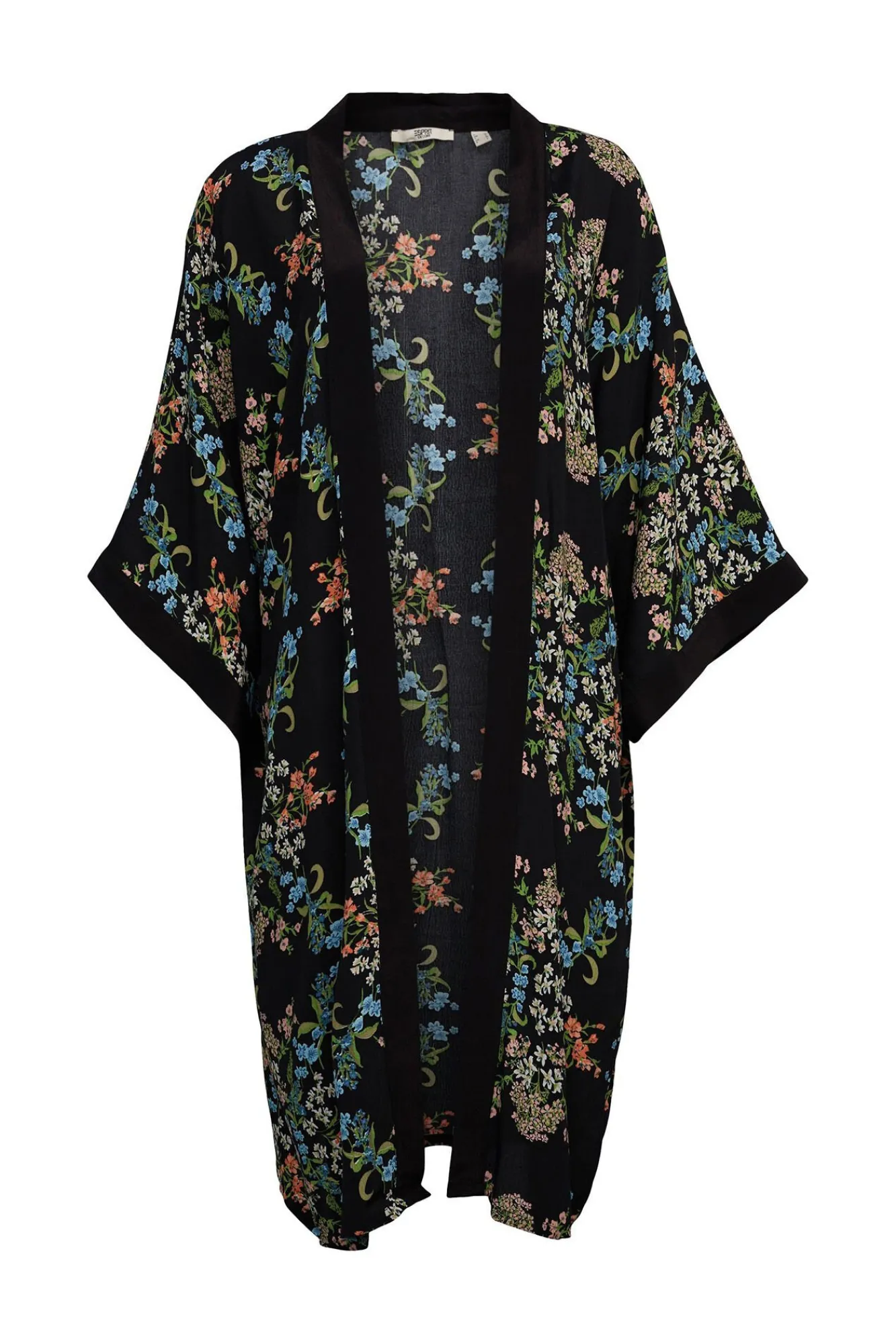 Kimono Largo Corte Holgado Flores^Esprit Shop