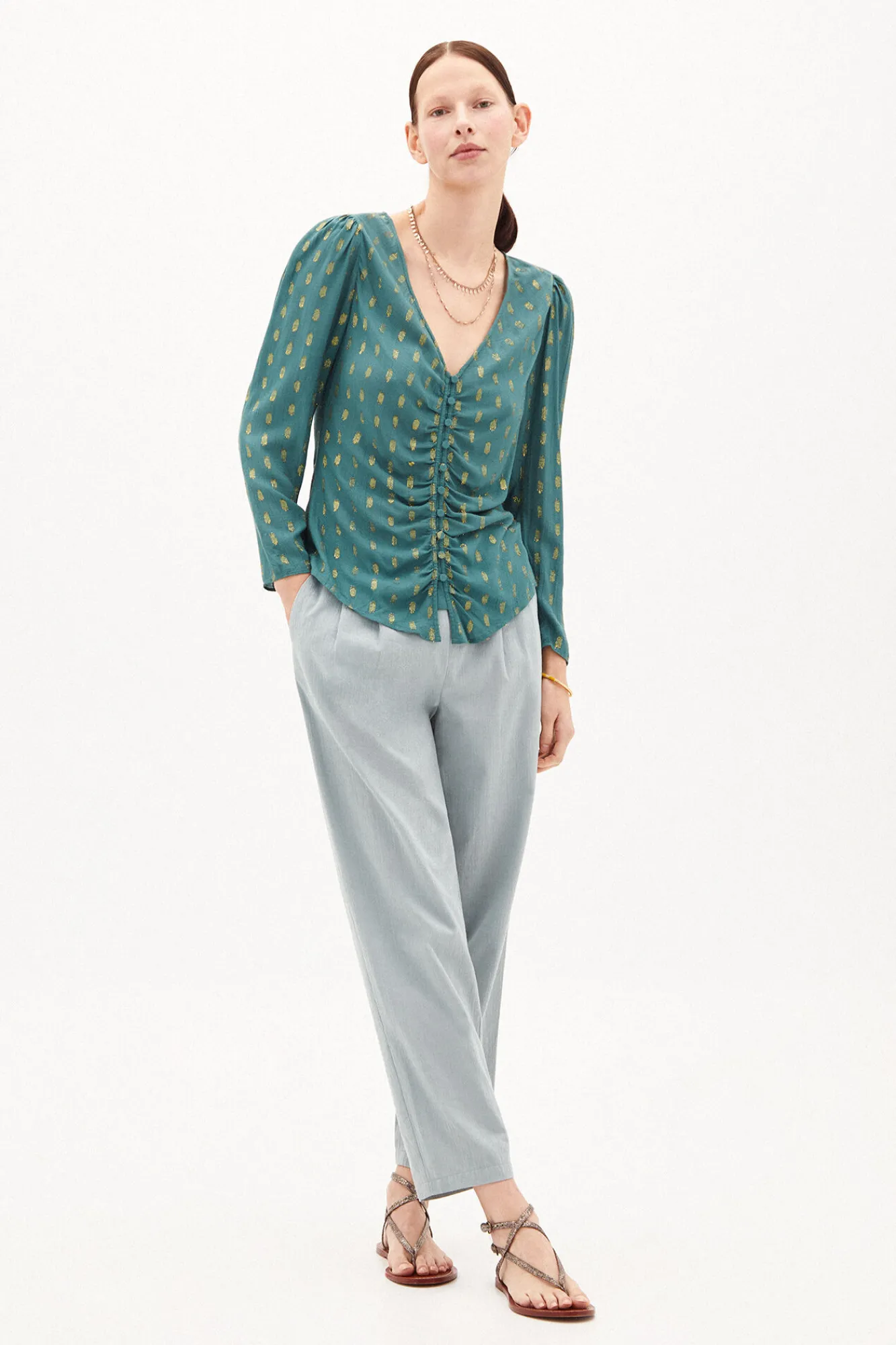 Lea Pantalon Algodon Con Cinturon^Hoss Intropia Discount