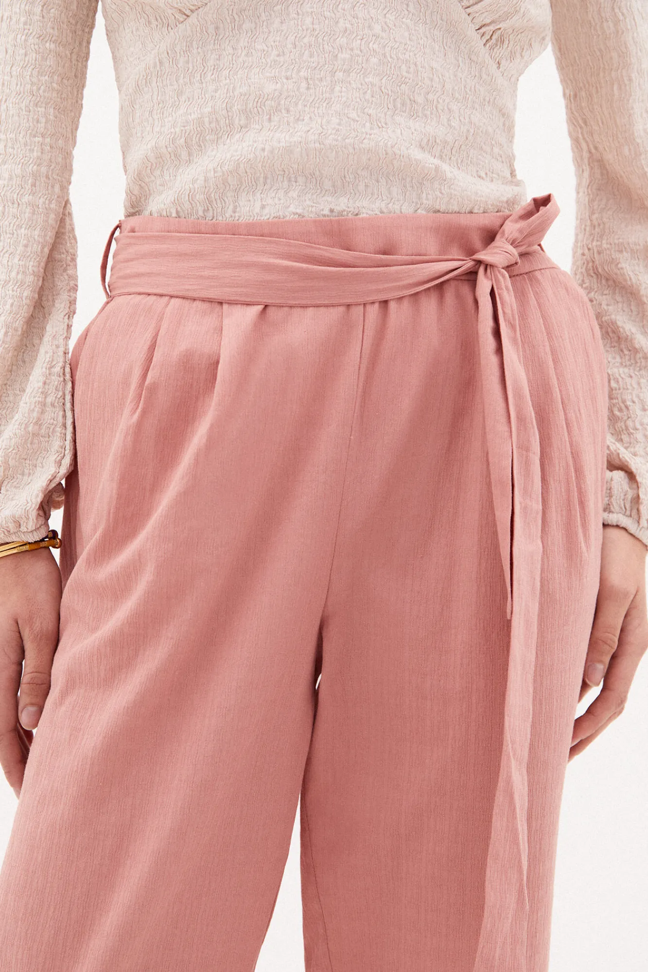 Lea Pantalon Algodon Con Cinturon^Hoss Intropia Best Sale