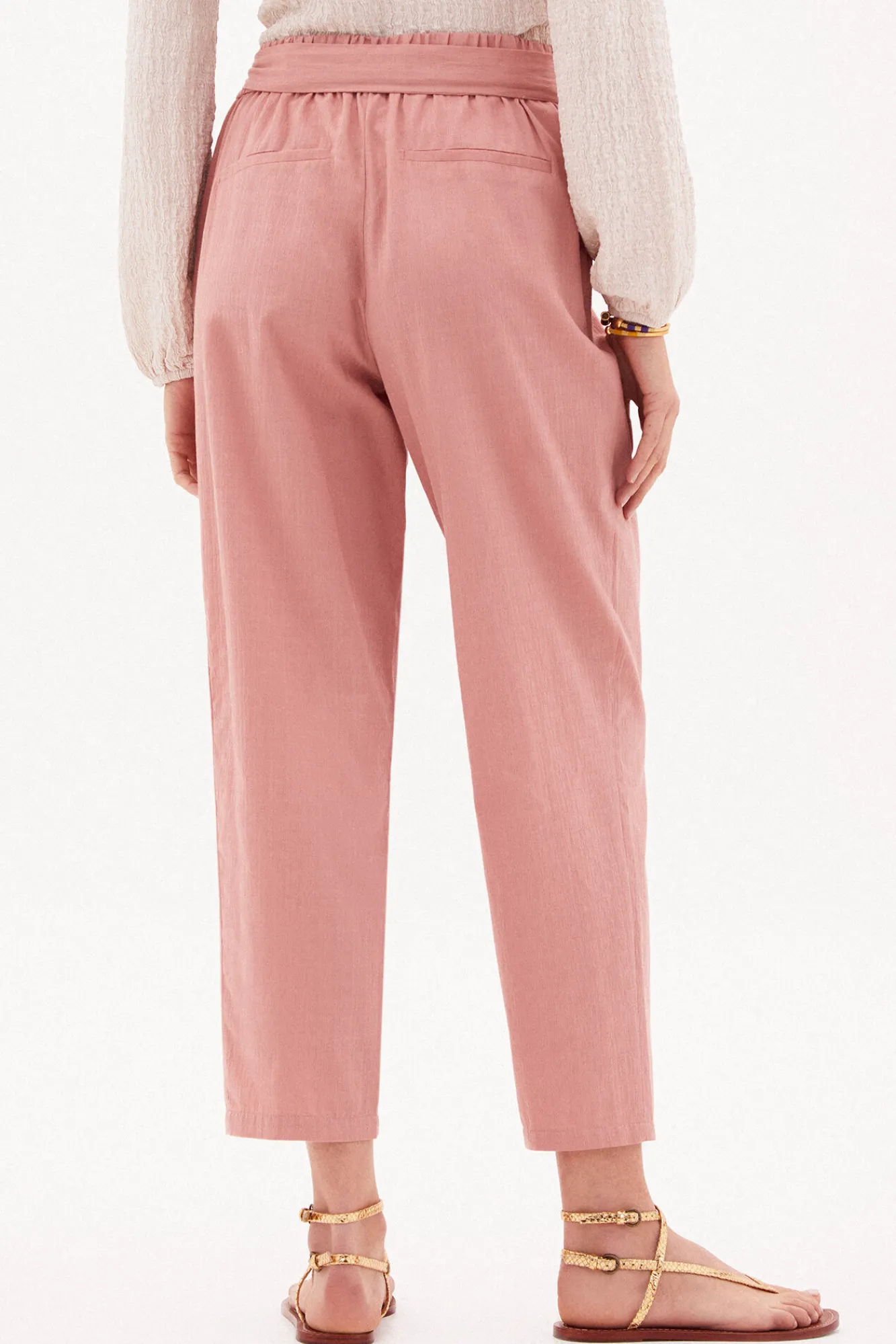 Lea Pantalon Algodon Con Cinturon^Hoss Intropia Best Sale