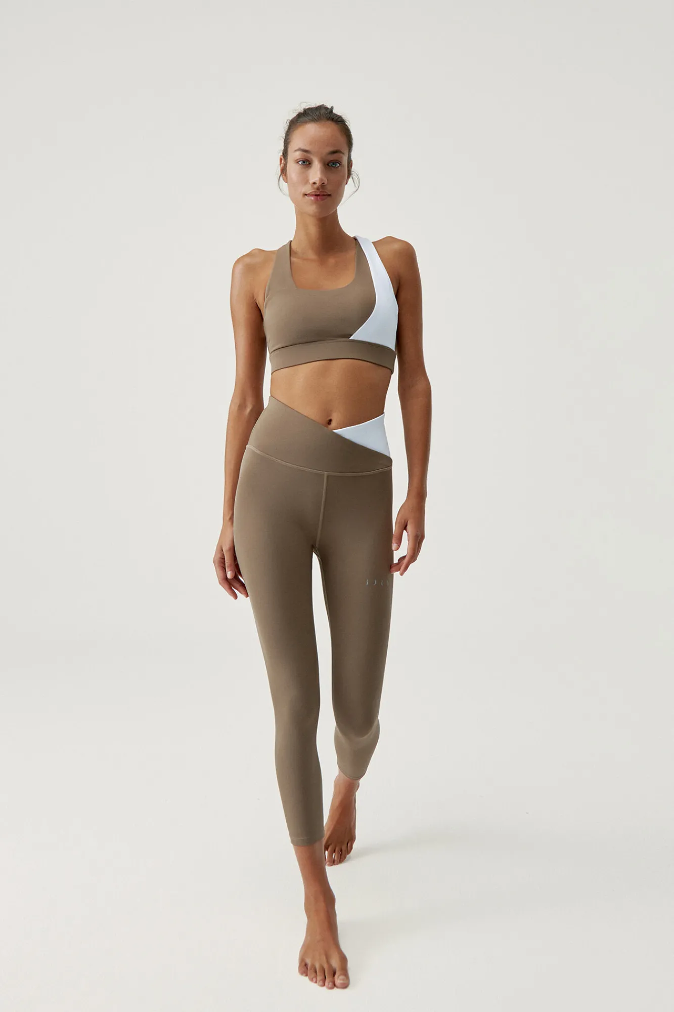 Legging Cleo Fossil/White^Born Living Yoga Outlet