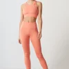 Leggings Crop Coral 4D Stretch^Dash and Stars Flash Sale