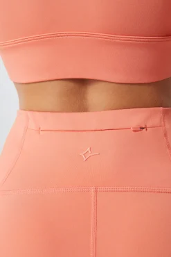 Leggings Crop Coral 4D Stretch^Dash and Stars Flash Sale