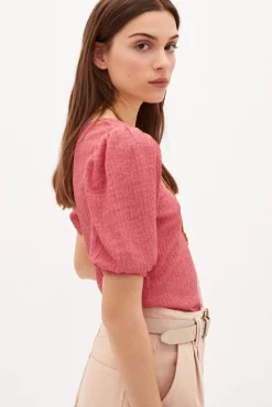 Leire Camiseta Con Textura^Hoss Intropia Best