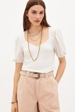 Leire Camiseta Con Textura^Hoss Intropia Online