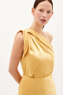 Lena Top Satinado Asimetrico^Hoss Intropia Store