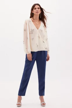 Lisa Blusa Con Abalorios^Hoss Intropia Cheap
