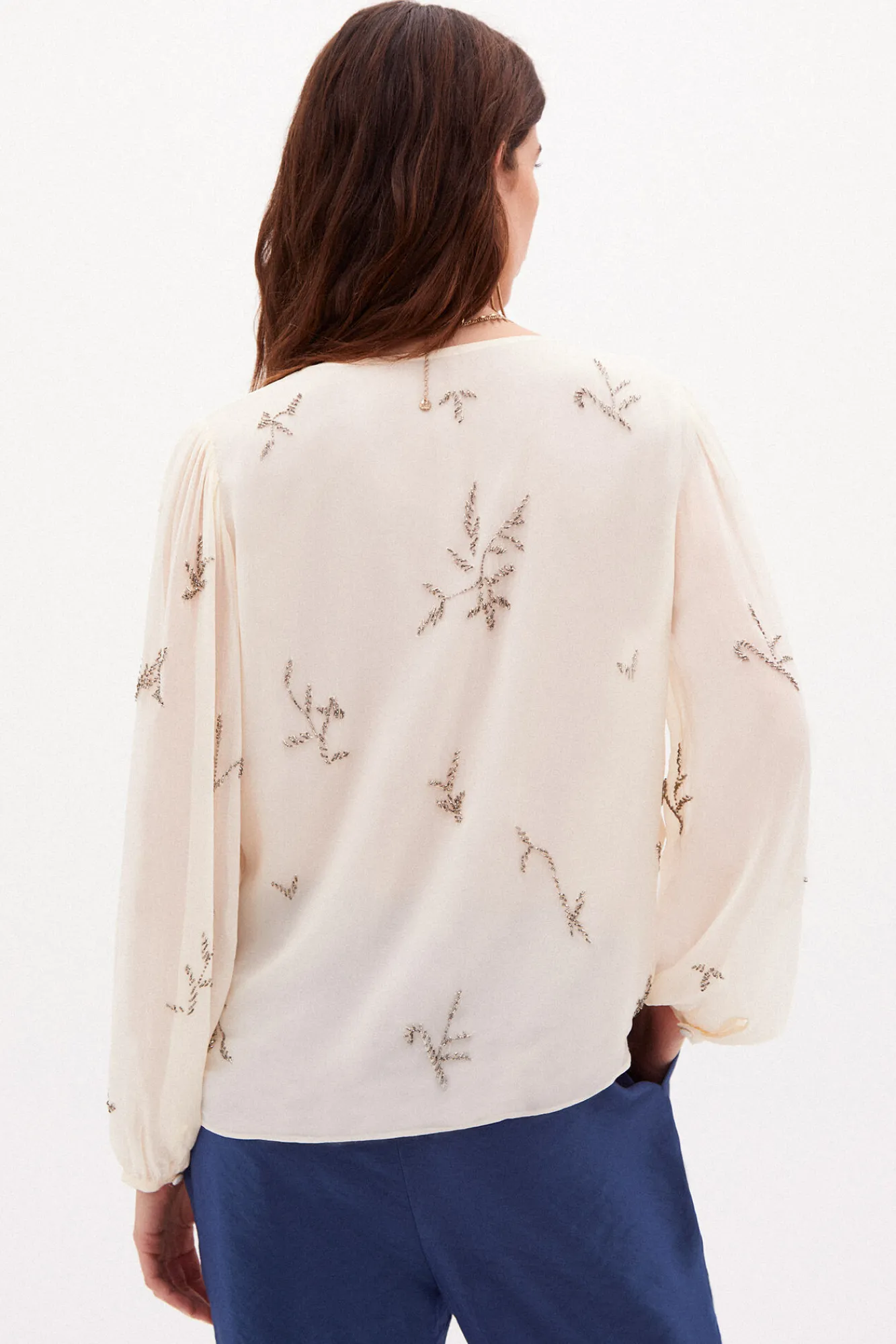 Lisa Blusa Con Abalorios^Hoss Intropia Cheap