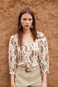 Macarena Blusa Romantica De Algodon^Hoss Intropia Flash Sale