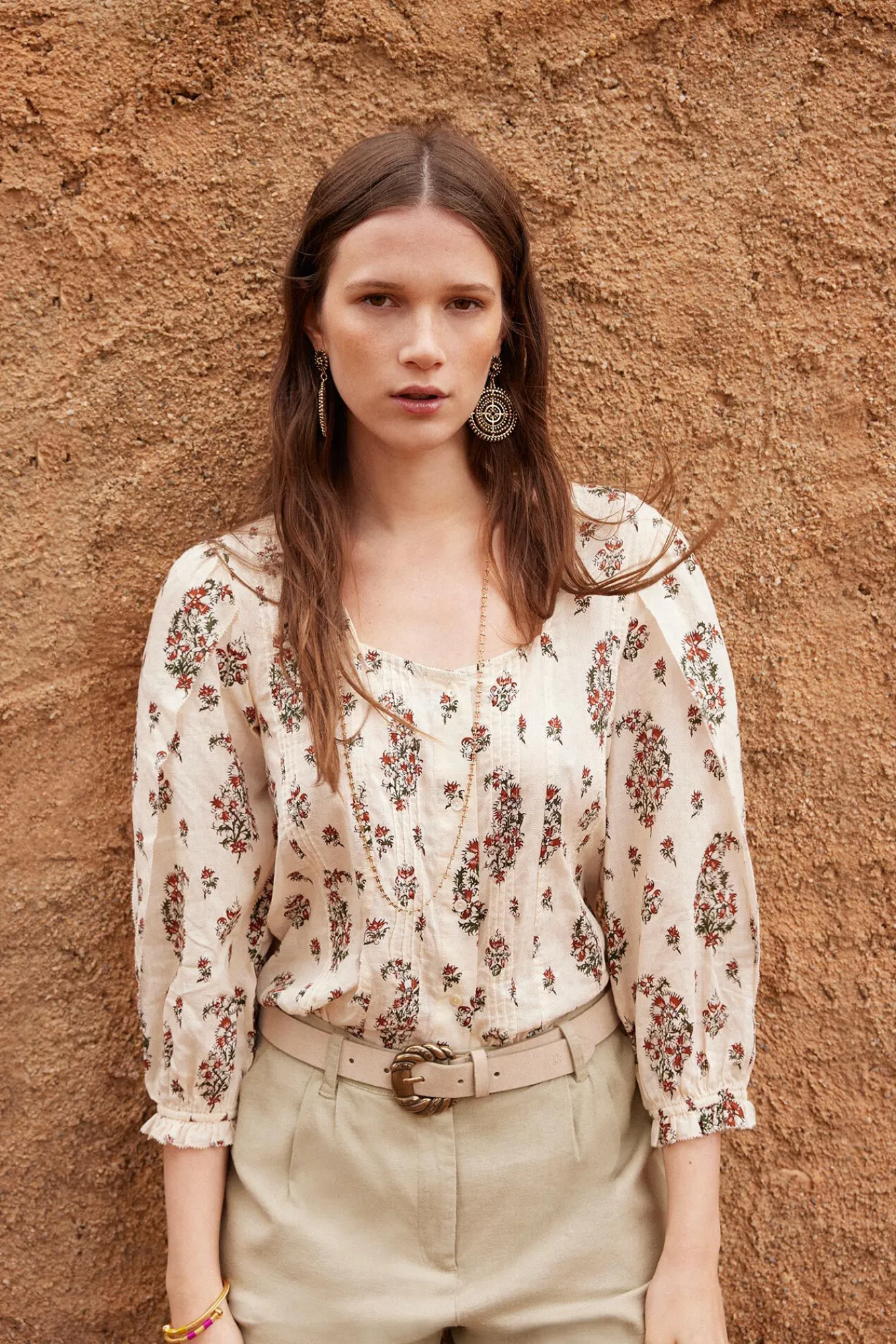 Macarena Blusa Romantica De Algodon^Hoss Intropia Flash Sale