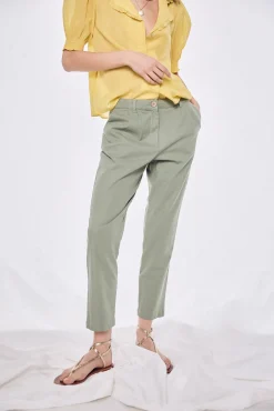Mamiri Pantalon Pitillo En Mezcla Lino^Hoss Intropia Cheap
