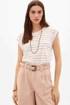Margot Camiseta De Lino Rayas^Hoss Intropia Hot
