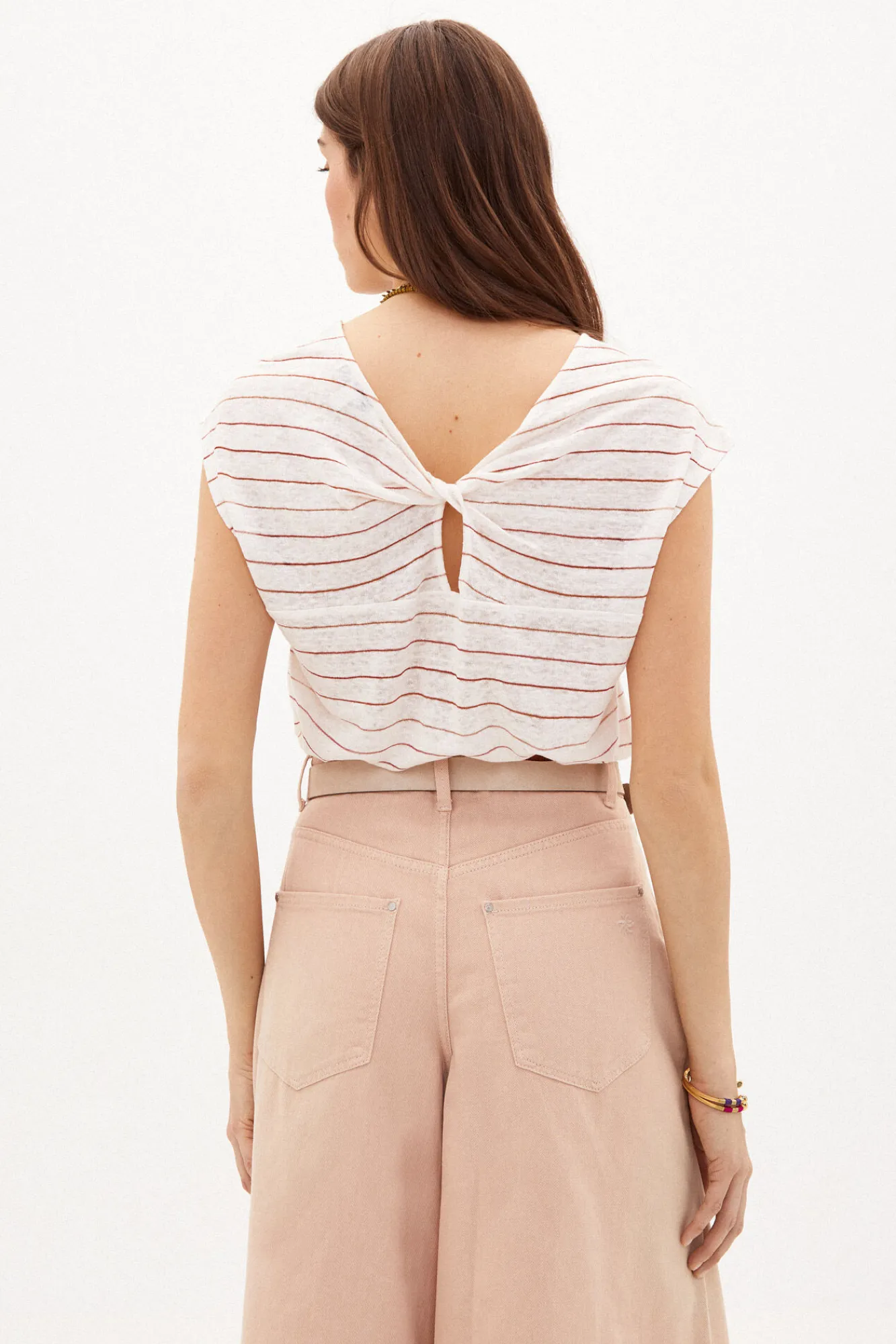 Margot Camiseta De Lino Rayas^Hoss Intropia Hot