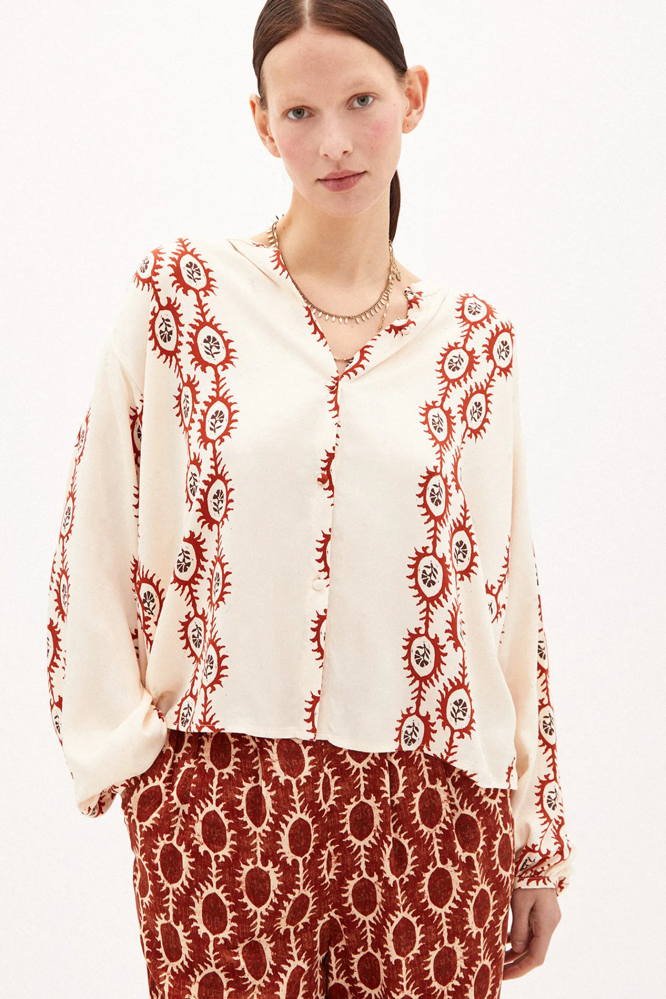 Mariana Camisa Fluida Estampada^Hoss Intropia Discount