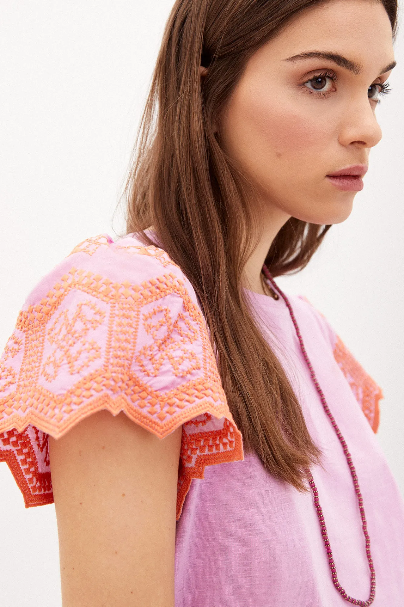 Marie Camiseta Algodon Bordada^Hoss Intropia Cheap