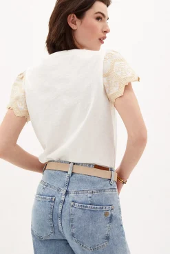 Marie Camiseta Algodon Bordada^Hoss Intropia Discount