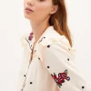 Marina Blusa Fluida Con Bordados^Hoss Intropia Shop