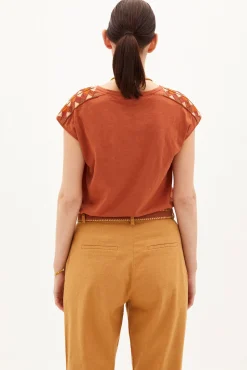 Marina Camiseta Con Abalorios^Hoss Intropia Online