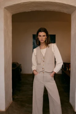 Matilda Chaleco Corto Cuadros^Hoss Intropia Cheap