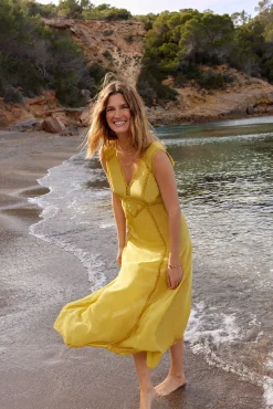 Megan Vestido Lencero Largo^Hoss Intropia Discount