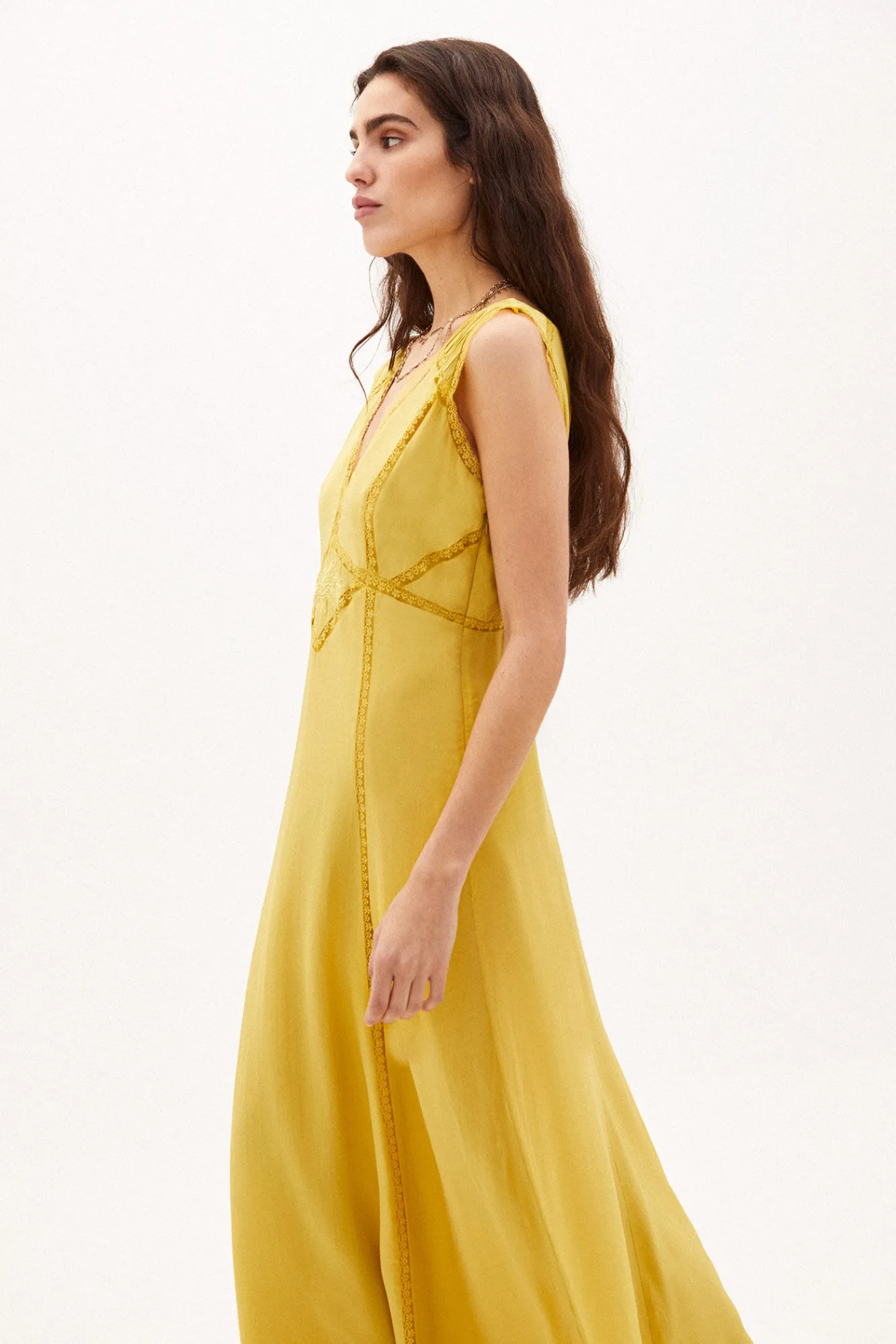 Megan Vestido Lencero Largo^Hoss Intropia Discount