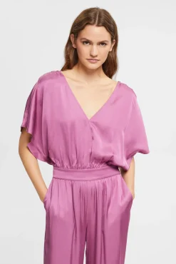 Mono Wide Leg Satinado Viscosa^Esprit Outlet