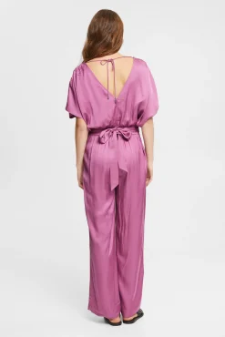 Mono Wide Leg Satinado Viscosa^Esprit Outlet