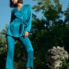 Mosaico Pantalon Crop Flare^TFP by Tamara Falco Clearance