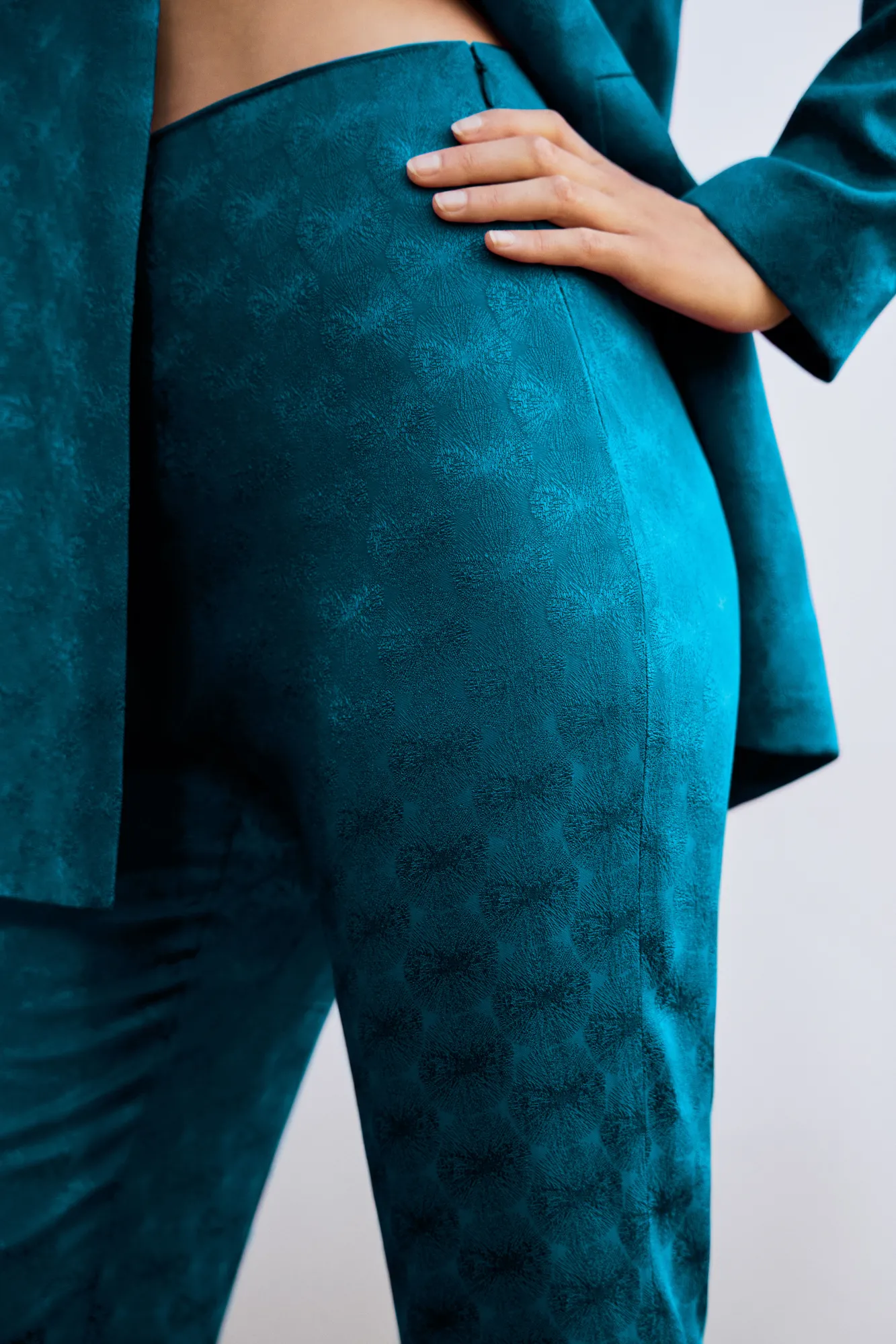 Mosaico Pantalon Crop Flare^TFP by Tamara Falco Clearance