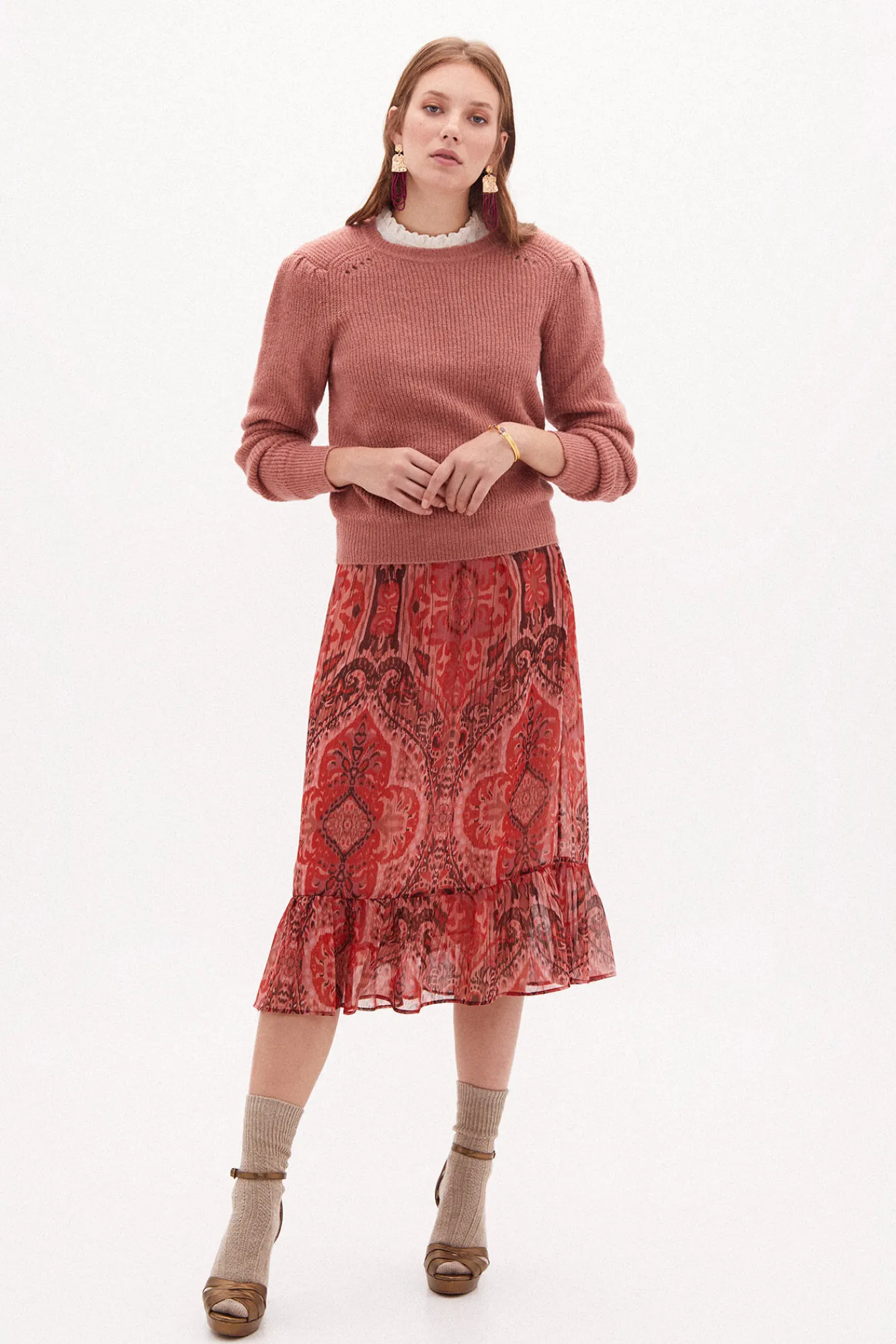 Naia Falda Midi Estampada^Hoss Intropia Store