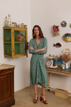Nora Vestido Midi Estampado^Hoss Intropia Best