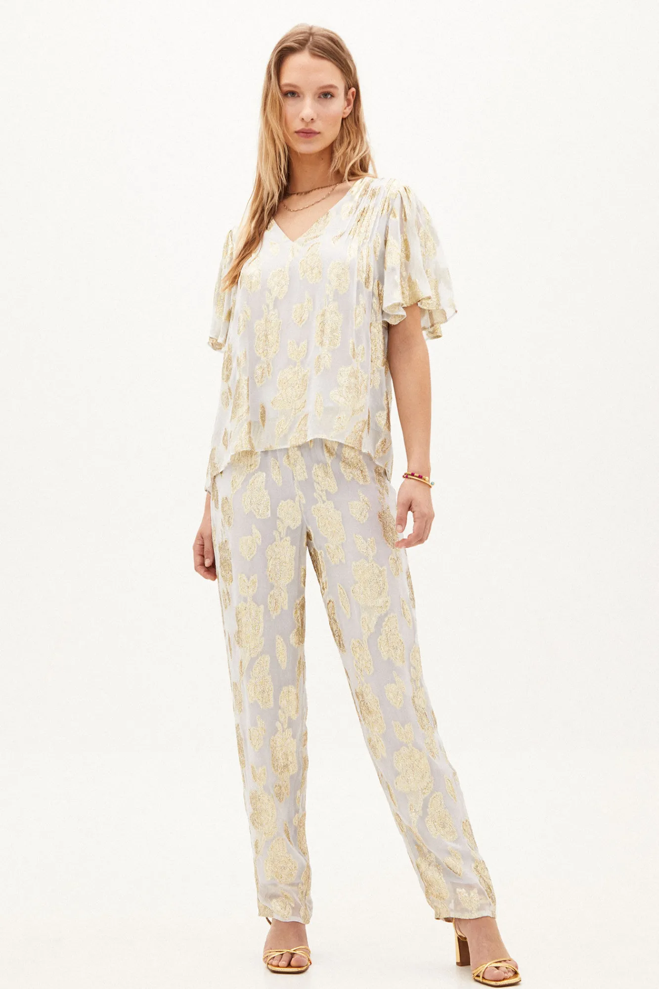 Olga Pantalon Fluido Con Lurex^Hoss Intropia Sale