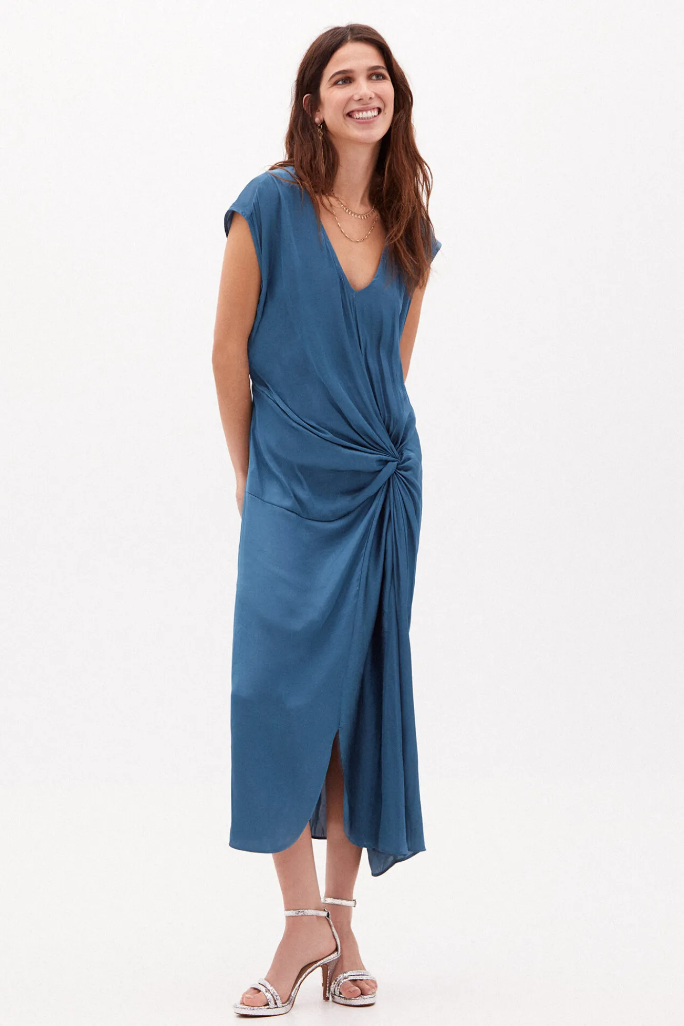 Olimpia Vestido Midi Drapeado^Hoss Intropia Cheap