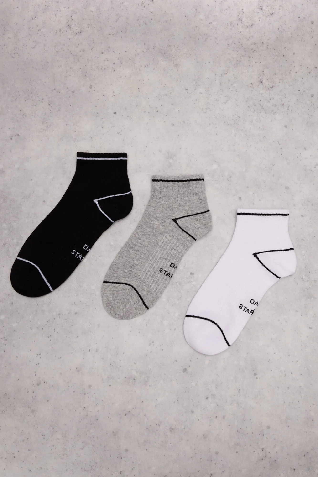 Pack 3 Calcetines Cortos Tecnicos^Dash and Stars Best