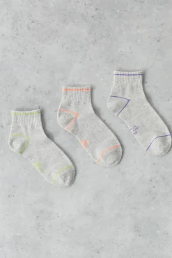 Pack 3 Calcetines Cortos Tecnicos Algodon Blanco^Dash and Stars Clearance