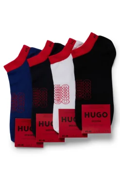 Pack 4 Calcetines Tobilleros^HUGO Clearance