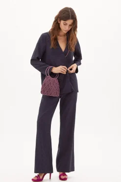 Paige Pantalon De Traje En Jacquard^Hoss Intropia Online