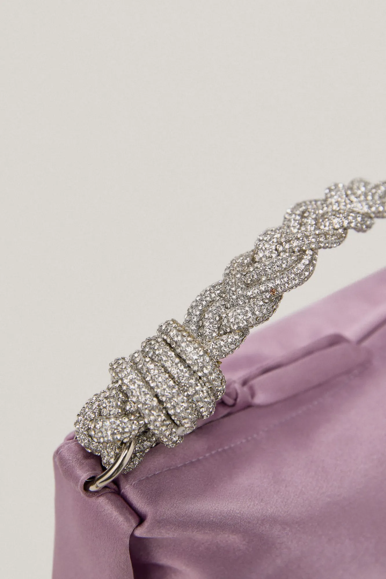 Paloma.Mini Bolso Saten Asa Cristales^TFP by Tamara Falco Outlet