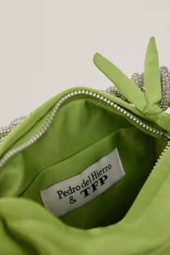 Paloma.Mini Bolso Saten Asa Cristales^TFP by Tamara Falco Online