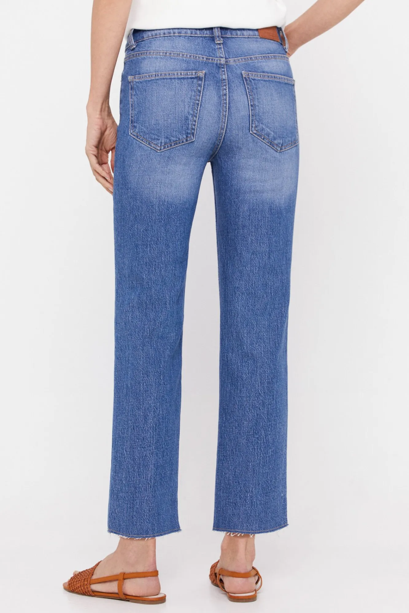 Pantalon 5 Bolsillos Regular Crop^Cortefiel Store