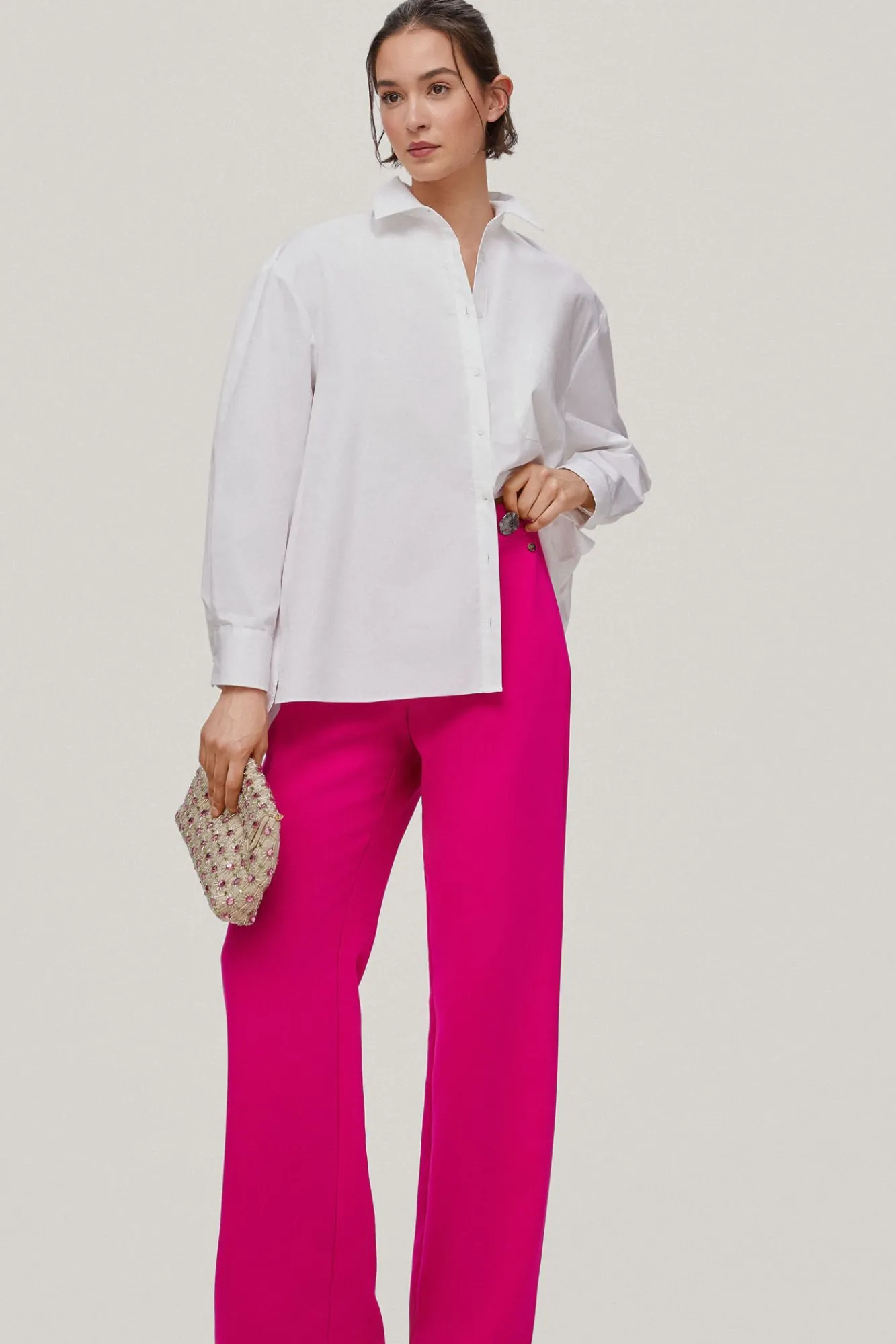 Pantalon Ancho De Tiro Alto.^Pedro del Hierro Discount