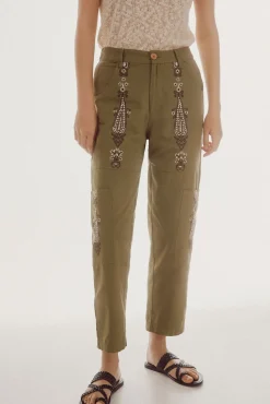 Pantalon Bordado^Slowlove Best