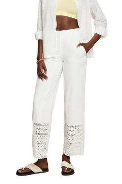 Pantalon Bordado Wide Leg^Esprit Store