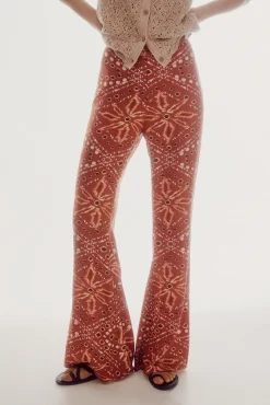 Pantalon Campana Estampado^Slowlove Clearance