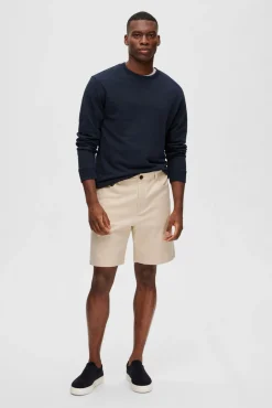 Pantalon Chino Corto De Algodon Reciclado.^Selected Best