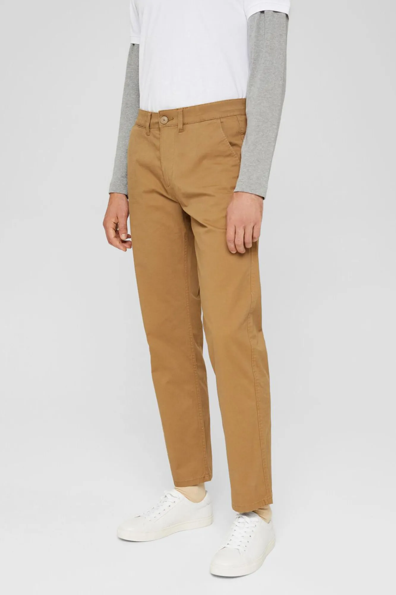 Pantalon Chino Straight Fit En Algodon Organico^Esprit Best Sale