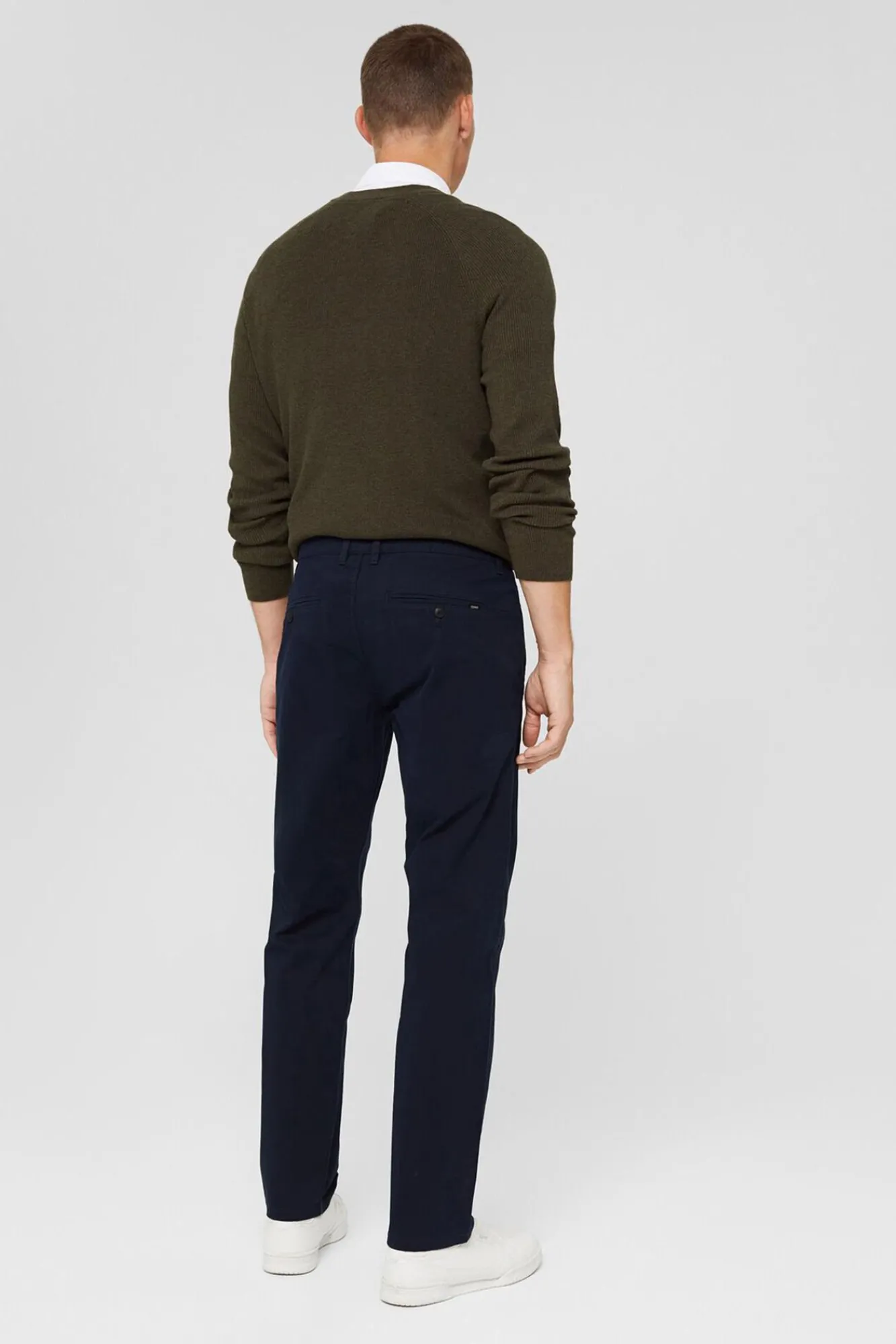 Pantalon Chino Straight Fit En Algodon Organico^Esprit Best Sale
