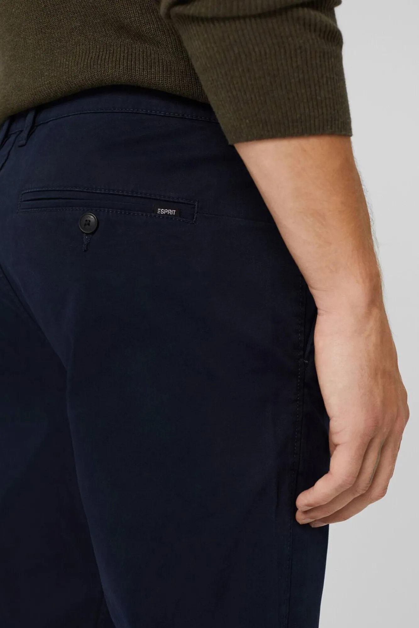 Pantalon Chino Straight Fit En Algodon Organico^Esprit Best Sale